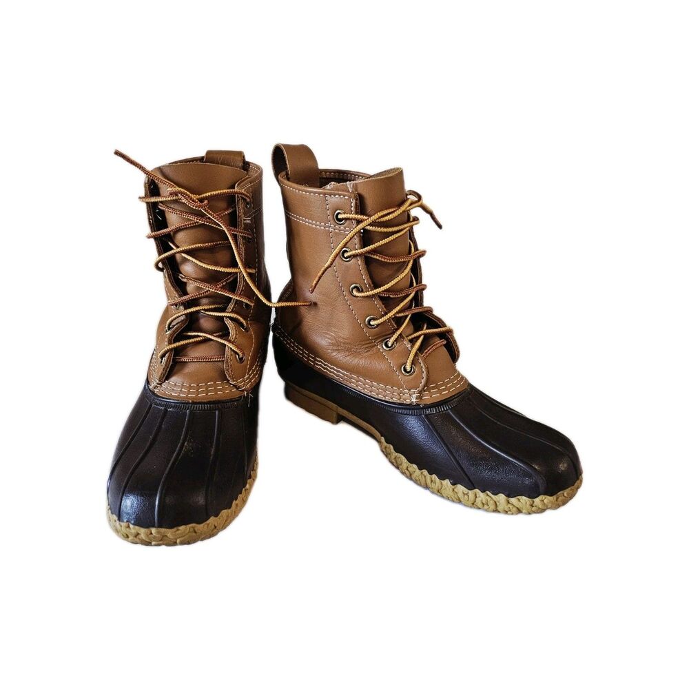 L.L. Bean Women's Boots Size 8 Brown Waterproof - Picture 4 of 8